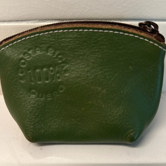 Costa Rica 100% Cuero Coin Purse - Picture 1 of 6